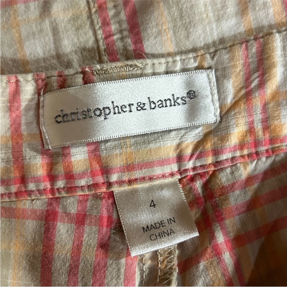 Christopher & Banks Plaid‎ Skort - Picture 9 of 11